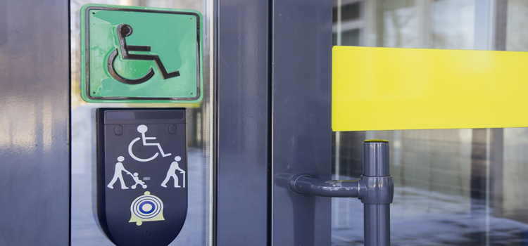 automatic handicap door opener in Long Beach